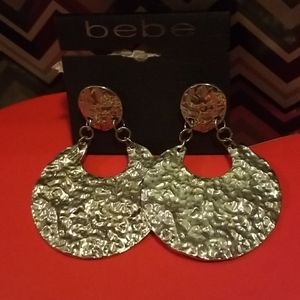 Bebe silver earrings